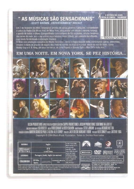 Dvd A Historia Do Blues - Paramount - Coletânea de Músicas